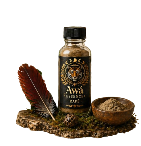 Awá Essence Rapé product with botanicals
